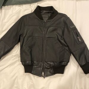 3T black urban republic leather jacket. Great condition !